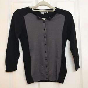 H&M 3/4 Sleeve Colourblock Cardigan